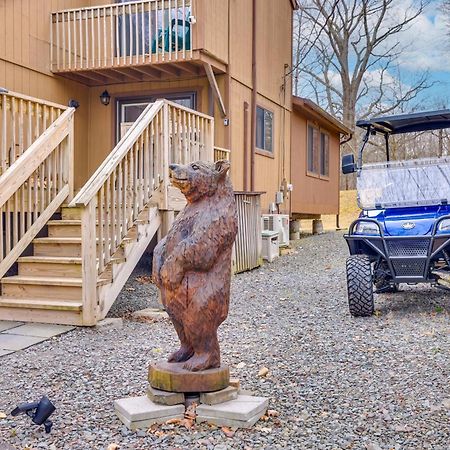 Bear Den Rustic Pocono Lake Home With Game Room! Dış mekan fotoğraf