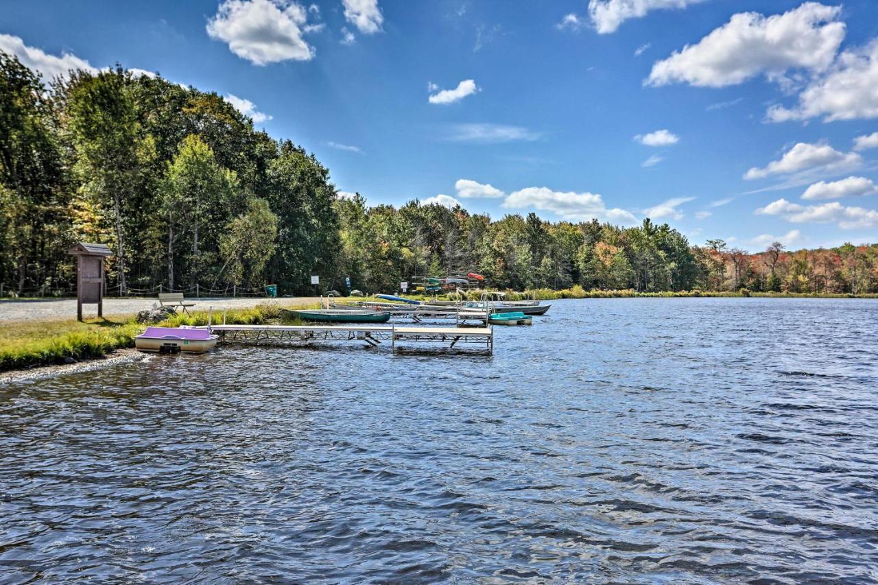 Bear Den Rustic Pocono Lake Home With Game Room! Dış mekan fotoğraf
